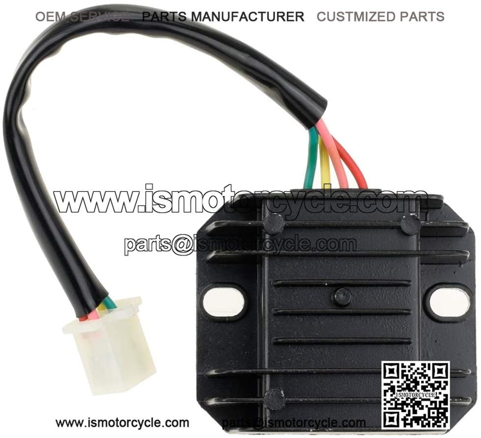 4 Pin Wire 12V Voltage Regulator Rectifier Male Plug
