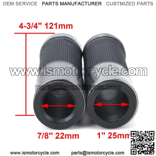 22MM 7/8" Handlebar Rubber Gel Hand Grips Universal Motorcycle Dirt Bike ATV  (For: CF-Moto) - Image 2