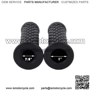 7/8" Universal Handlebar Hand Grips Bar 22mm For Yamaha Honda Kawasaki ATV (For: Yamaha)