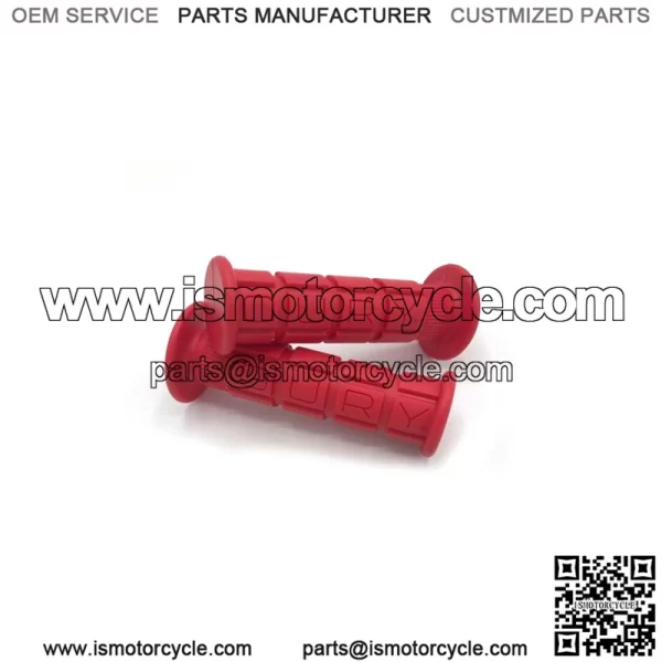 OURY ATV Handlebar Grips RED Honda Suzuki Kawasaki Yamaha