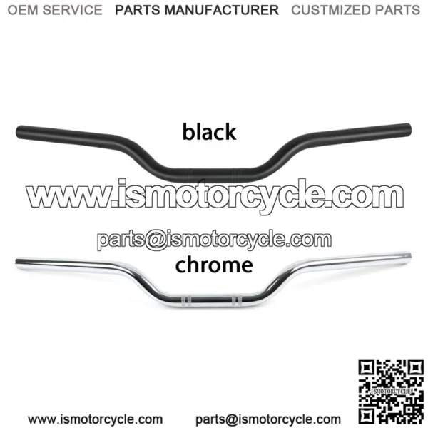 1" 25mm Tracker Drag Handlebar Chrome For Harley Sportster Custom Bobber Chopper - Image 4