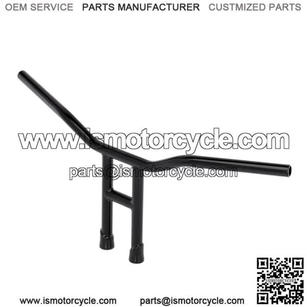 1" Handlebars slotted Black 6222-2016