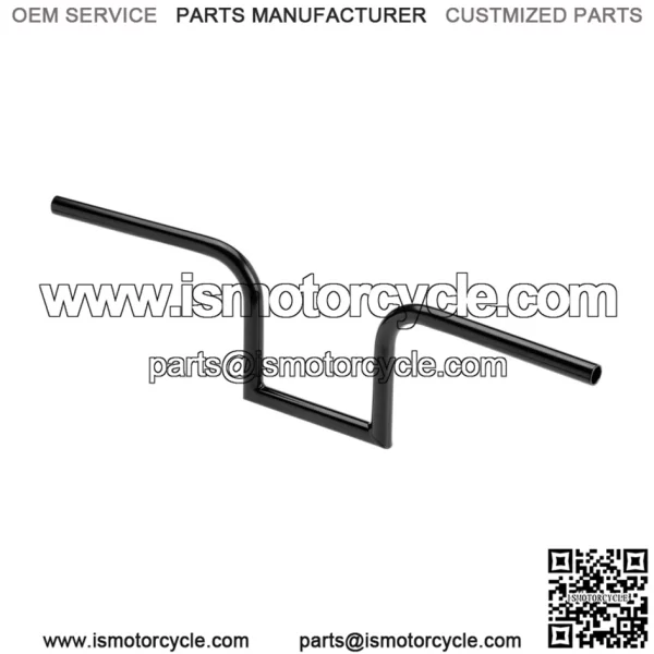 1" Handlebars slotted Black 6003-2016