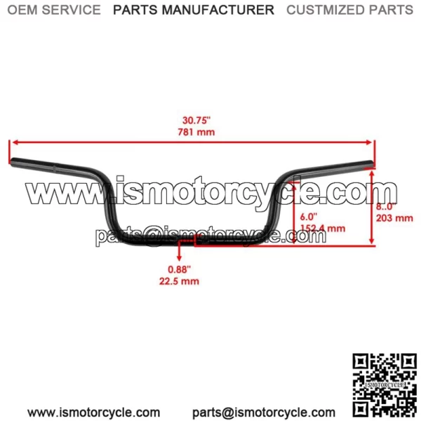 Handlebar For Polaris Sportsman 850 EFI Touring EPS 2011-2014 2021 NEW (For: Polaris) - Image 2