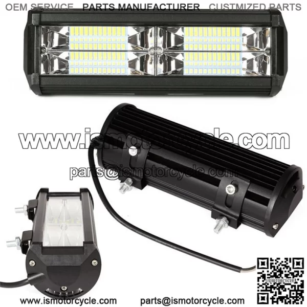 Led bar 9" 144W spot 4D homologation E9