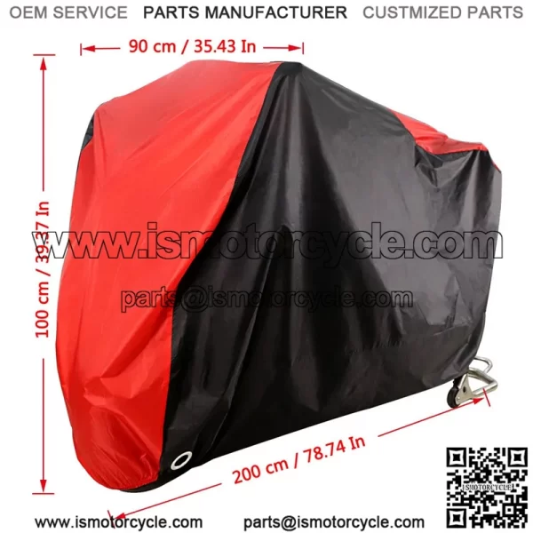 Motorcycle Cover Bike Scooter UV Dust Protector Waterproof For Honda Grom 125 - Image 2