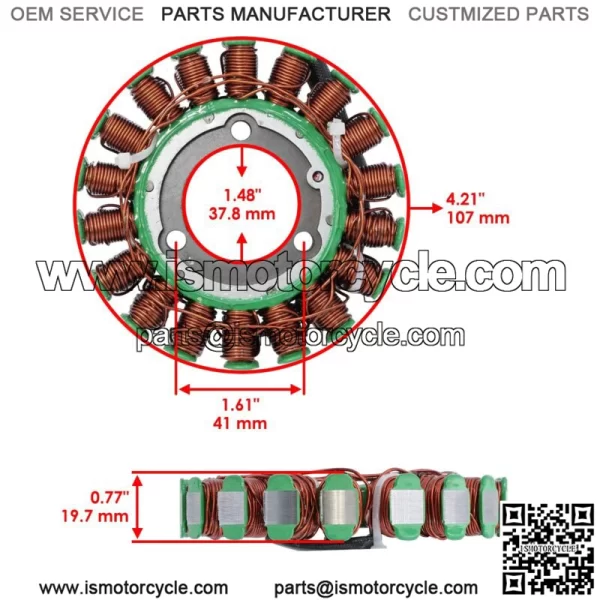 Stator & Regulator Rectifier for Suzuki GSXR600 GSX-R600 2006-2024 W/Gasket - Image 2