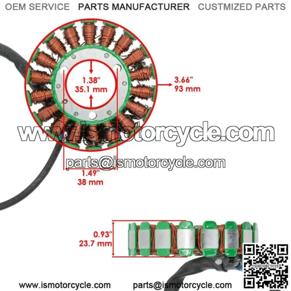 Stator for Suzuki DRZ400 DR-Z400S 2004-2024 - Image 2