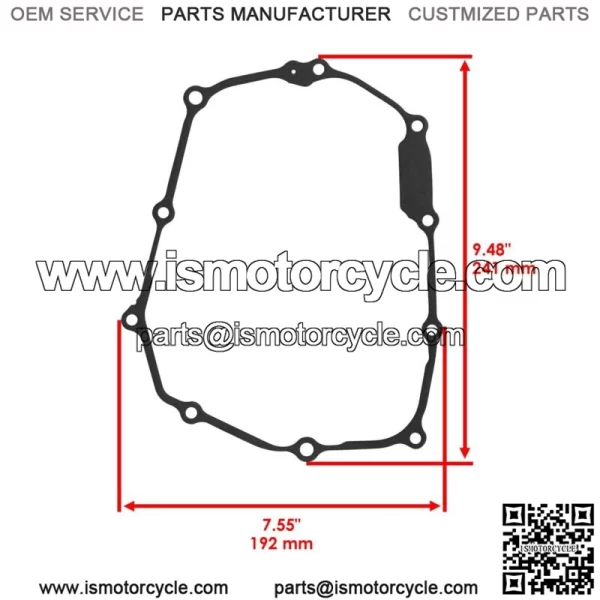 Crankcase Cover Gasket for Honda Z125MA Monkey 2022-2024/ CT125A Trail 2023-2024 - Image 3