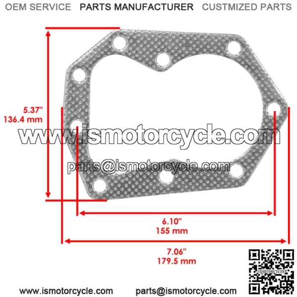 Cylinder Head Gasket For Kohler K241 K301 K321 M10 M12  M14 / 47 041 15-S - Image 2