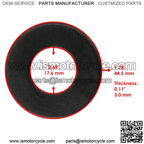 04043-06 Deck Blade Washer For Scag Cheetah SCZ48 SCZ52 SCZ61 SCZ72 - Image 2