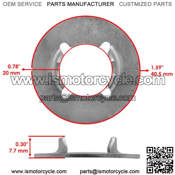 736-04228B 736-04228A 736-04228 714-0162 Front Wheel Washer & Pin For Cub Cadet - Image 2