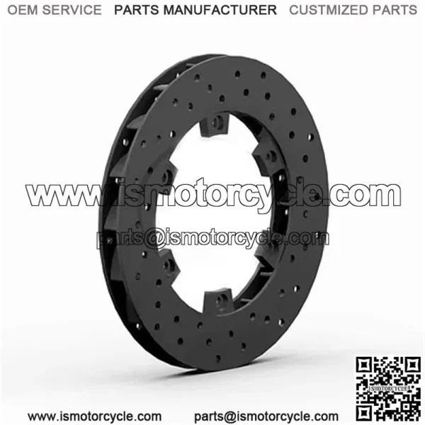 18mm x 200mm ventilated/drilled brake disc