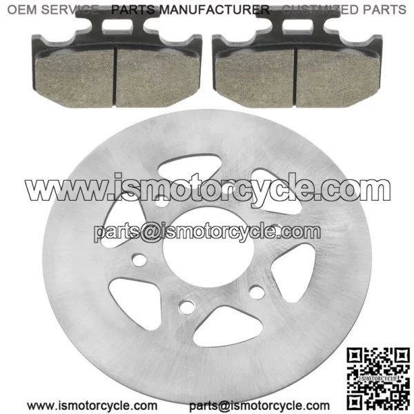 Rear Parking Brake Disc Rotor W/Pads for Yamaha Rhino 700 YXR700 4X4 2008-2013(For: Yamaha Rhino 700) - Image 4