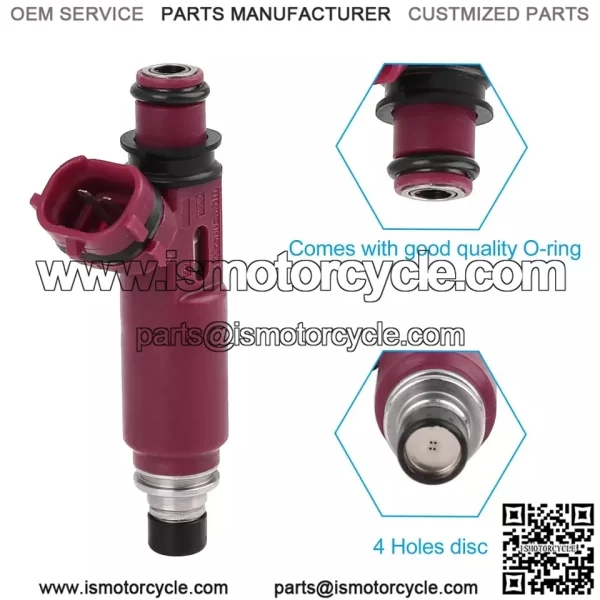 BP4W-13-250 195500-3310 Car Fuel Injector for Mazda Miata 2000 2-Door 1.8L - Image 4