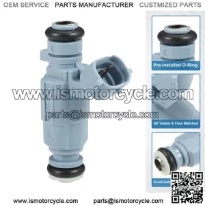 Fuel Injector No.35310-38010-D for Hyundai Sonata 1999-2004 Base 2.4L Blue 1 Pc