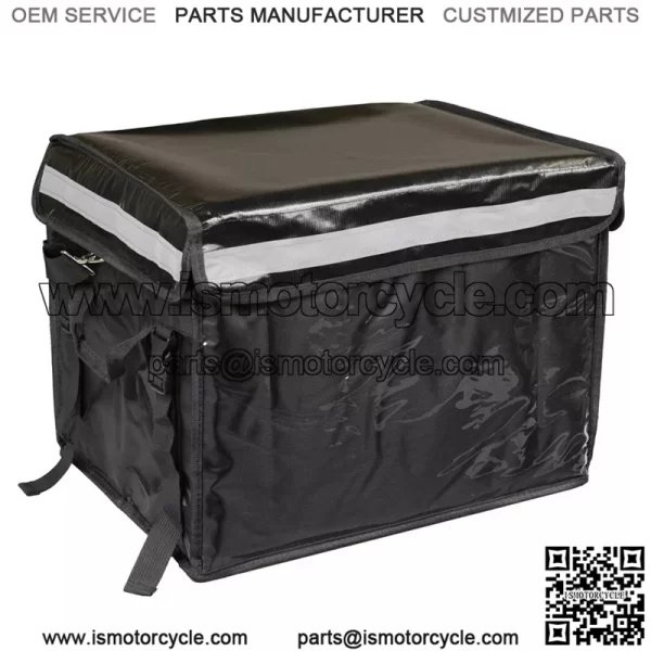 XL 62L Thermal Insulated Delivery Box For Motorcycles Scooters Food Delivery