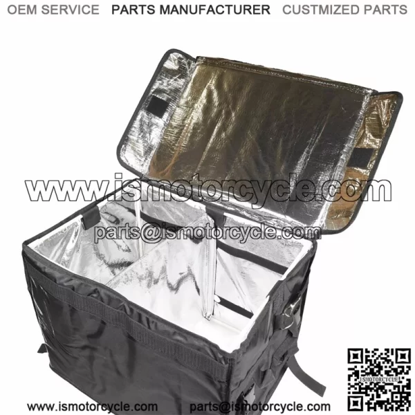 XL 62L Thermal Insulated Delivery Box For Motorcycles Scooters Food Delivery - Image 4