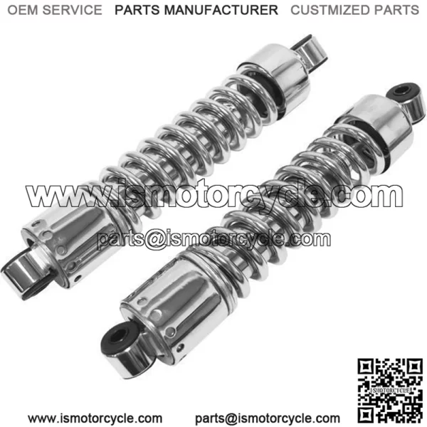 4-Speed Shocks with Short Cover Chrome 13.5" Harley Davidson Duo Glide