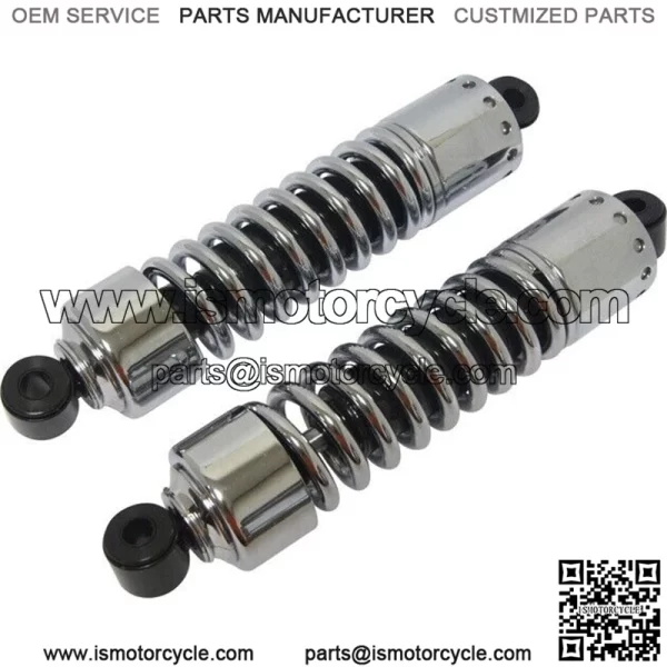 4-Speed Shocks with Short Cover Chrome 12″ #30-482 Harley Davidson