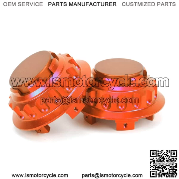Porsche wheel center cover #orange - Image 3