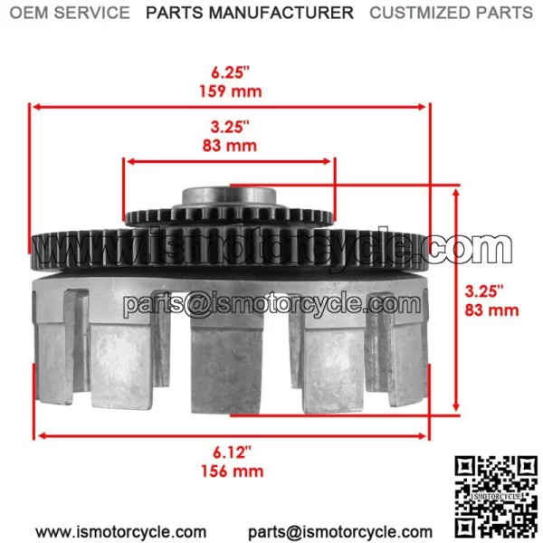 Primary Clutch Basket For Yamaha Raptor 700 YFM700 2006-2022 (For: Yamaha Raptor 700) - Image 2