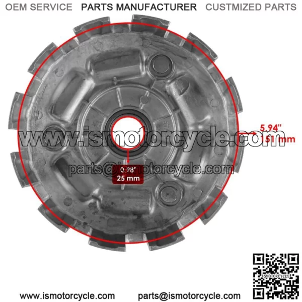 Primary Clutch Basket For Yamaha Raptor 700 YFM700 2006-2022 (For: Yamaha Raptor 700) - Image 3