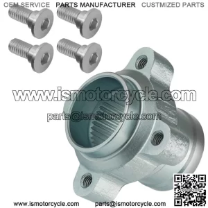 Rear Brake Rotor Hub For Yamaha Raptor 700 700R YFM700 YFM700R 2006-2022 (For: Yamaha Raptor 700)