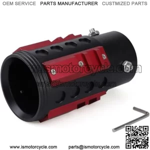 63mm aluminum alloy tail throat #red