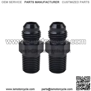AN10 male to 3/8NPT 2-pack