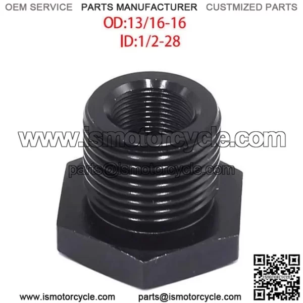 Oil filter adapter 1/2-28??13/16-16 - Image 2