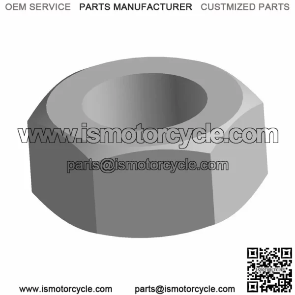 Polaris Hex Nut, 8 mm x 1.25 mm,  OEM Part 7547501, Qty 1