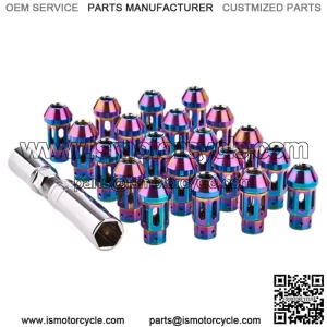 50mm titanium alloy hollow nut M12*1.25