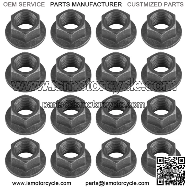 16x Front Wheel Hub Nut for Yamaha Raptor 700 700R YFM700R 2006 2007 2008-2013  (For: Yamaha Raptor 700)