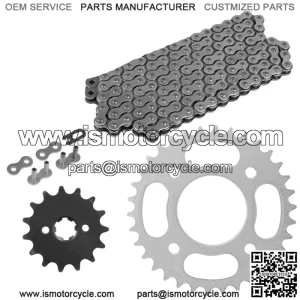 Drive Chain & Sprockets For Honda Grom 125 MSX125 2014-2020 420 Pitch 122 Links