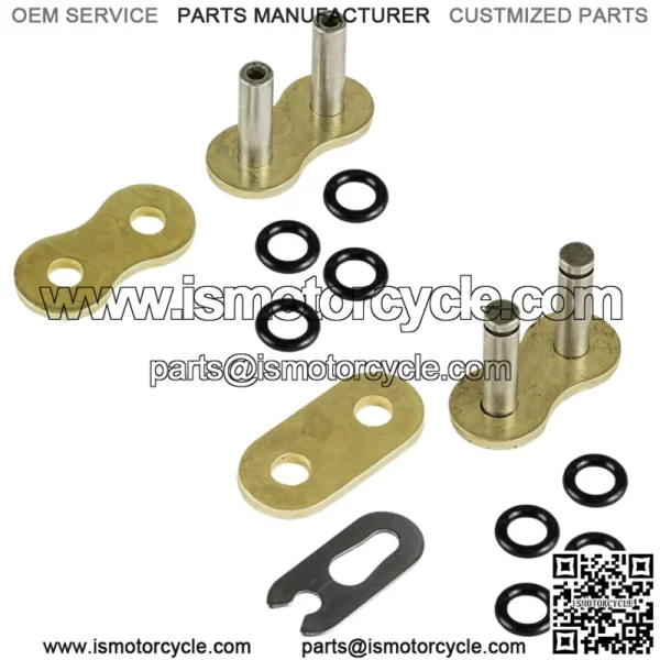 O-Ring Drive Chain for Honda TRX450R 2004 2005 2006 2007 2008 Golden - Image 5