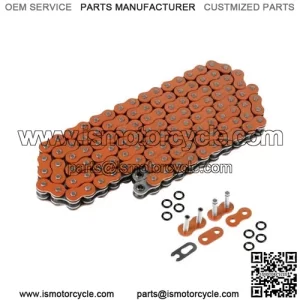 O-Ring Orange Drive Chain for Honda TRX450R 2004 2005 2006 2007 2008 (For: Honda)