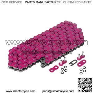 Pink O-Ring Drive Chain for Honda TRX450R 2004 2005 2006 2007 2008 (For: Honda)