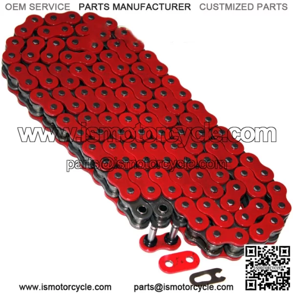 O-Ring Drive Chain for Yamaha Raptor 700 YFM700R Se 2006-2013 Red (For: Yamaha Raptor 700)