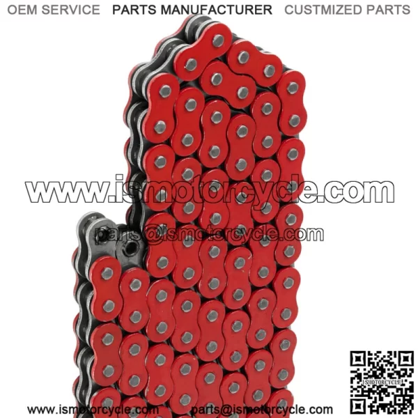 O-Ring Drive Chain for Yamaha Raptor 700 YFM700R Se 2006-2013 Red (For: Yamaha Raptor 700) - Image 4