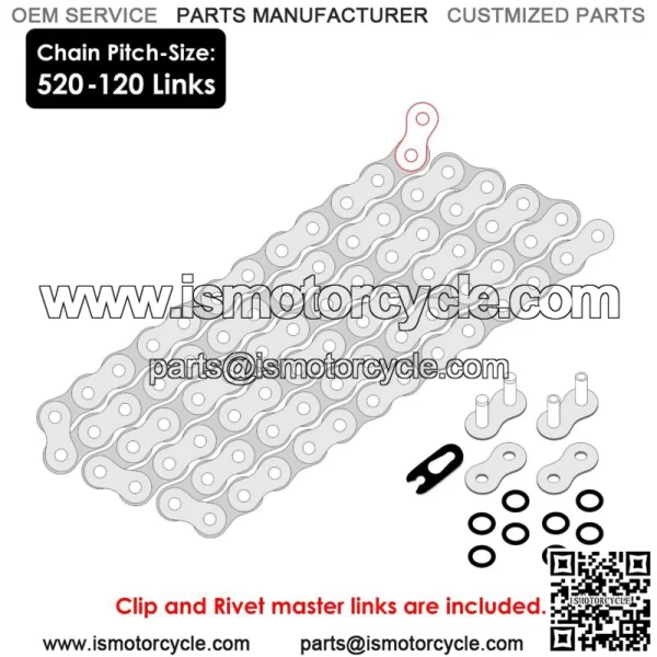 Black O-Ring Drive Chain & Sprockets Kit for Yamaha Raptor 700 YFM700R 2006-16 (For: Yamaha Raptor 700) - Image 2