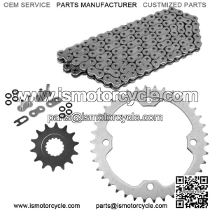 O-Ring Drive Chain & Sprockets Kit for Yamaha Raptor 700 YFM700R 2006-2016 (For: Yamaha Raptor 700)
