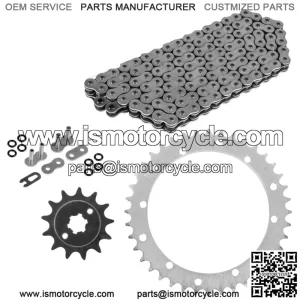 O-Ring Drive Chain & Sprockets Kit for Yamaha Blaster 200 YFS200 1988-2006 (For: Yamaha YFS200)