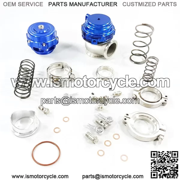 44mm exhaust valve + 50mm pressure relief valve #blue