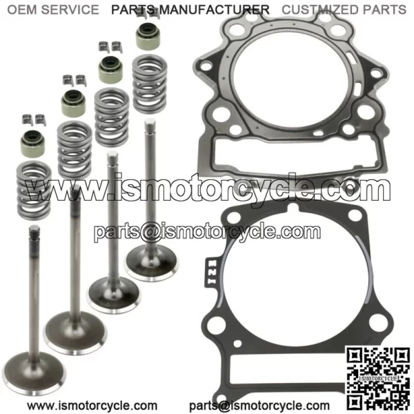 Cylinder Intake Exhaust Valve Kit for Yamaha Raptor 700 YFM700R 2006-2014 (For: Yamaha Raptor 700)