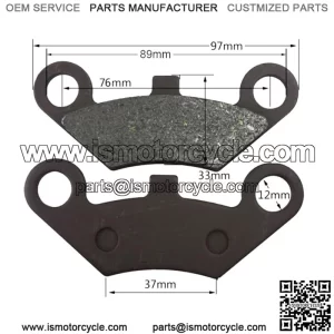 Brake Pad for CFMoto CF500 500cc CF600 600cc X5/6/8 ATV Scooter Moped Motorcycle