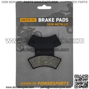 Brake Pad Set for Polaris 2200899 2200464 Rear Center Semi-Metallic Sportsman (For: Polaris)