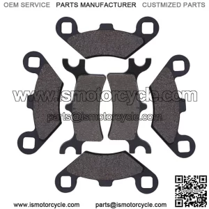 Front Rear Brake Pads for Polaris Sportsman 500 HO 4X4 2003-2009 ATV (For: Polaris)