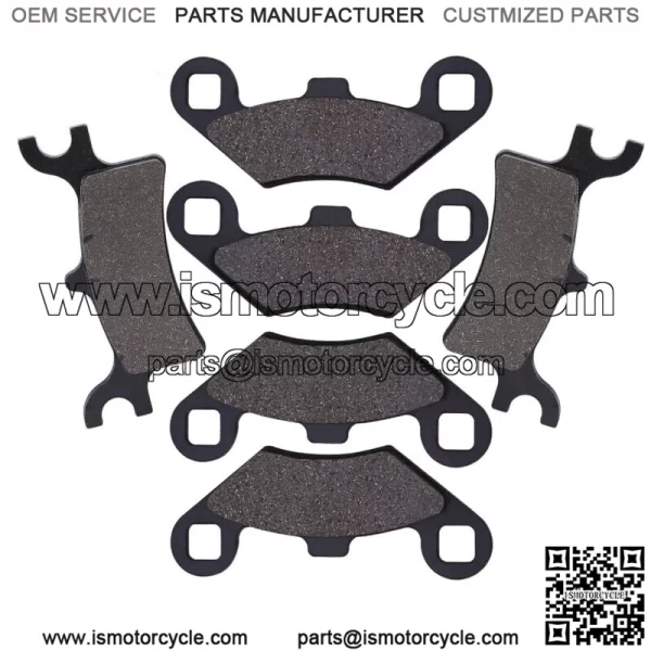 Front Rear Brake Pads for Polaris Sportsman 500 HO 4X4 2003-2009 ATV (For: Polaris) - Image 3