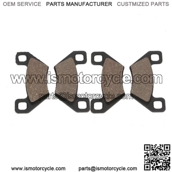 Rear Organic Brake Pads 2006 Polaris Hawkeye 4x4 Set Full Kit  Complete ry (For: Polaris)